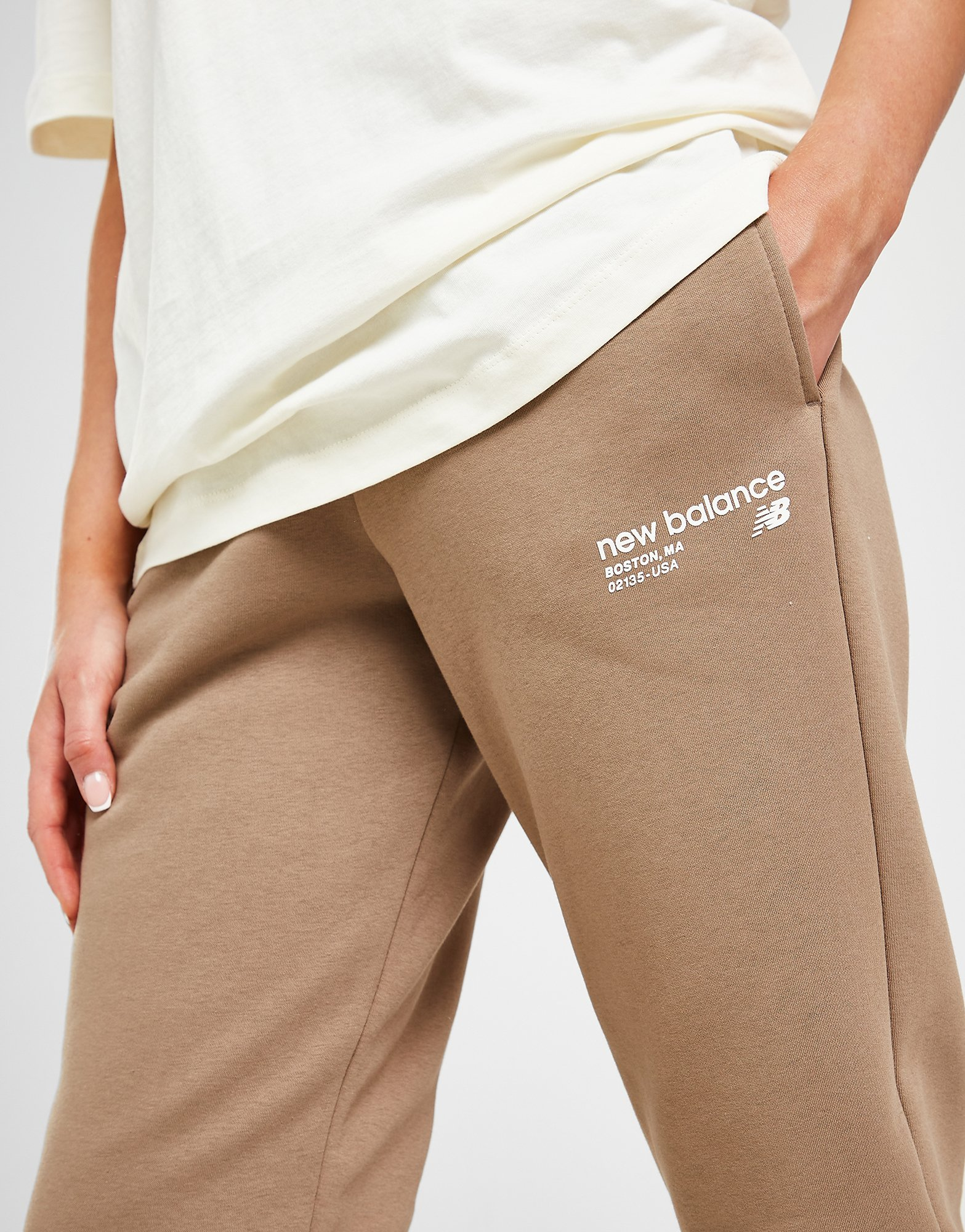 New Balance Pantalon de jogging Petit Logo Femme