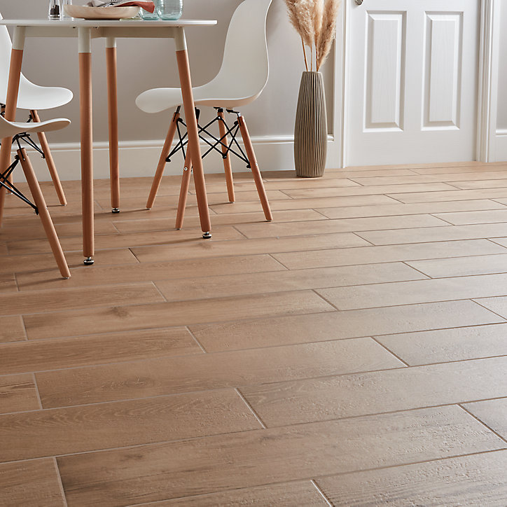 Carrelage sol naturel 20 x 80 cm Pine Wood