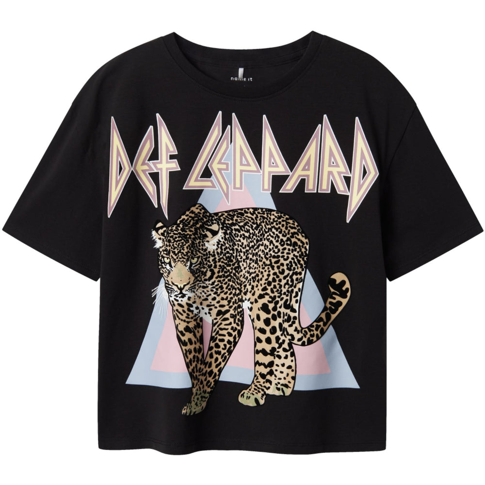 Køb Name It Black Jikki Def Leppard T-Shirt