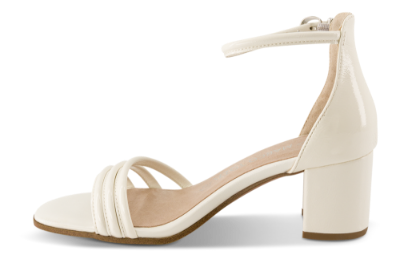 Marco Tozzi Damesandal med hæl Beige 2-2-28300-20