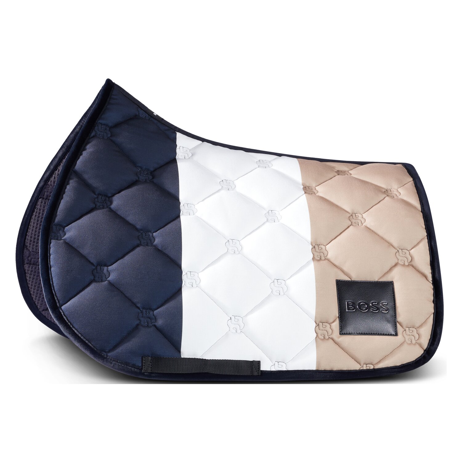 BOSS EQUESTRIAN Schabracke Samt Signature  - camel