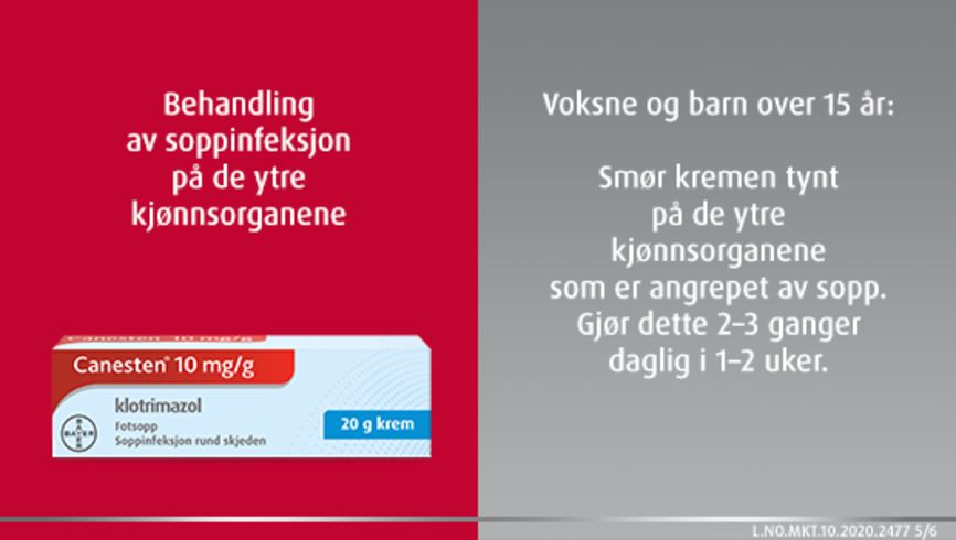 Canesten krem 1%