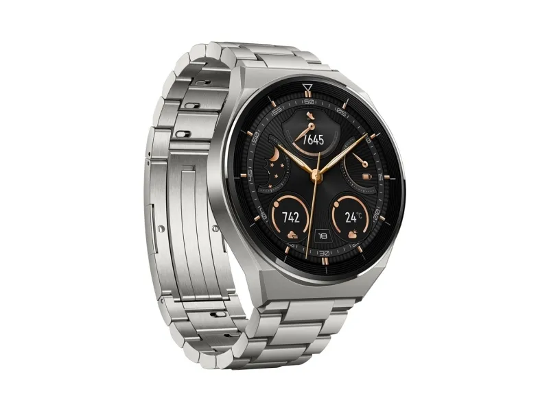 Huawei | Watch GT 3 PRO (46mm) - Smartwatch med rem - håndledsstørrelse: 140-210 mm - Titanium