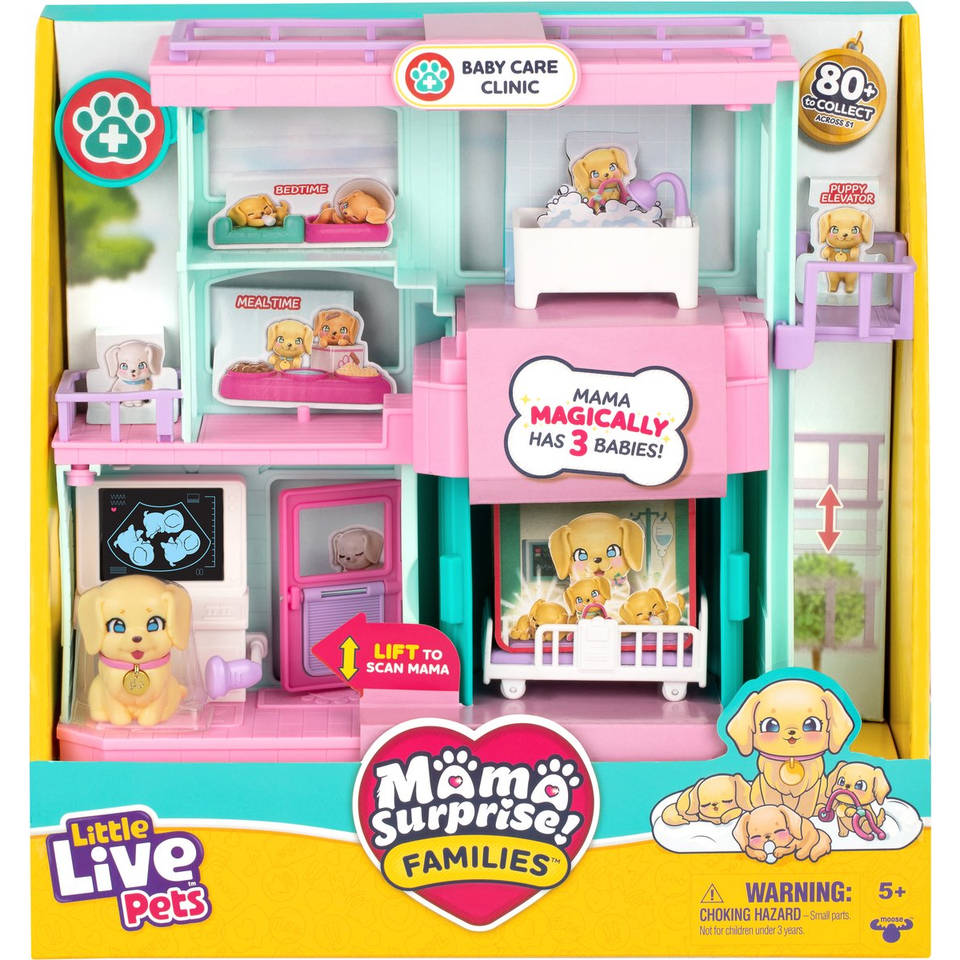 Little Live Pets Mama Surprise Families baby ziekenhuis interactieve speelset