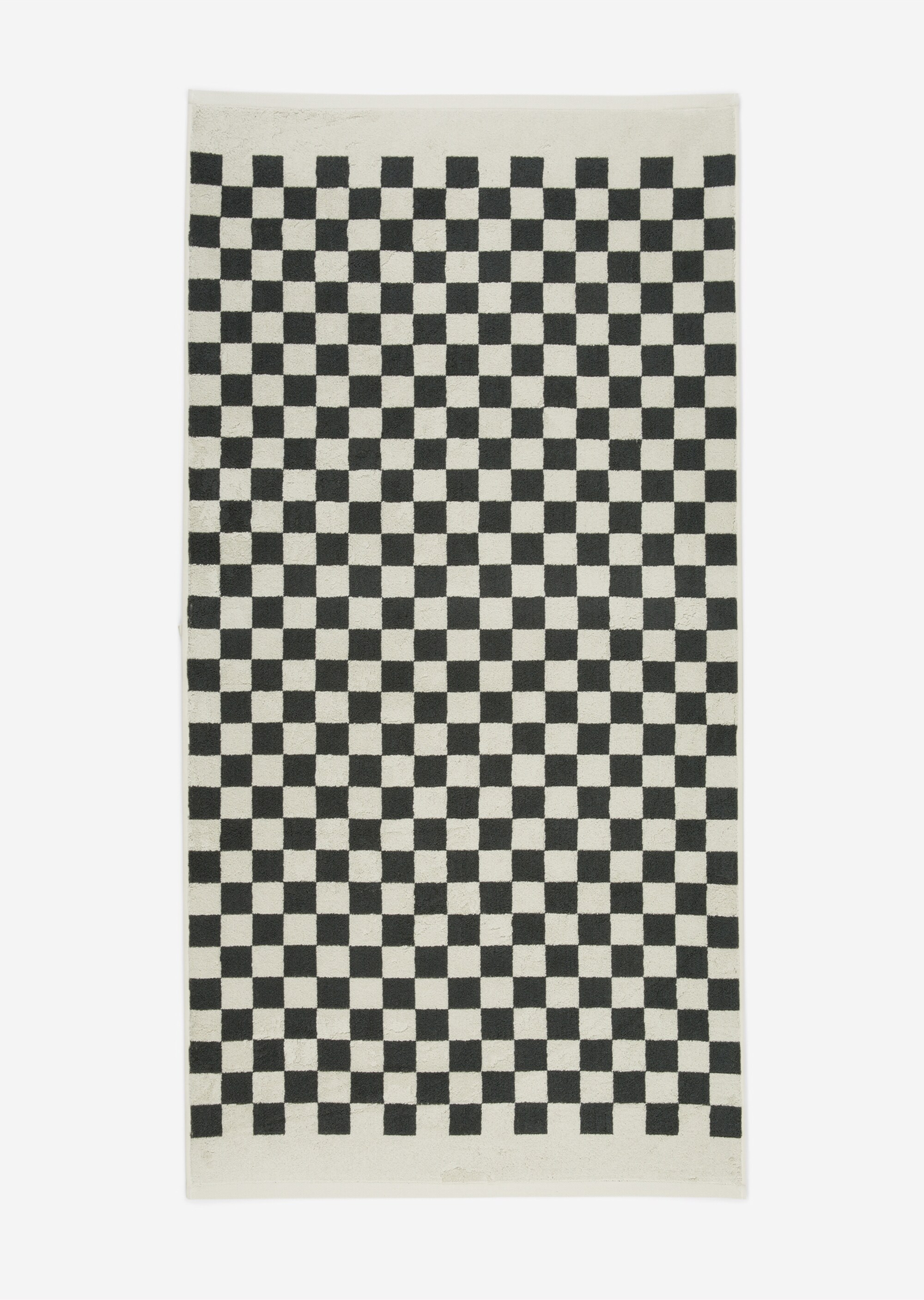 Handtuch Modell CHECKER mit Jacquard-Karomuster