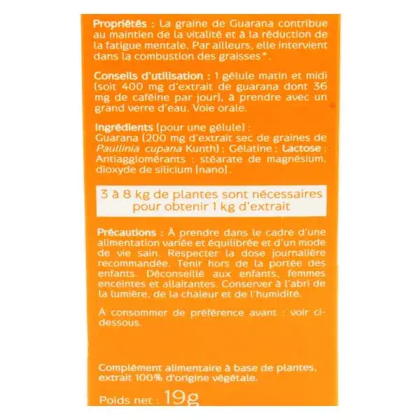 Naturative Guaraná 60 cápsulas