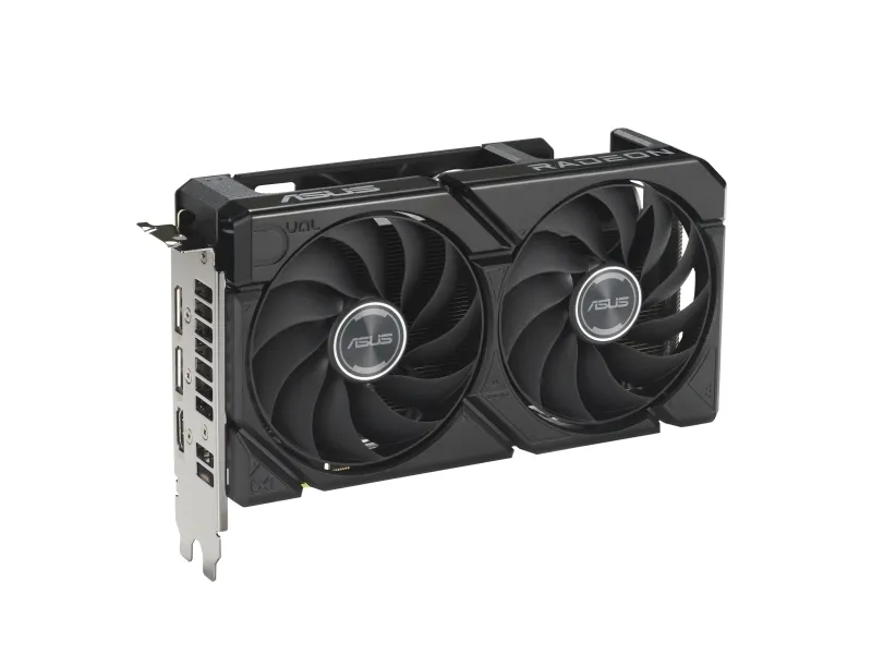ASUS Dual Radeon RX9060XT 8GB - Grafikkort - Radeon RX 9060 XT - 8 GB GDDR6 - PCI Express 5.0 - HDMI, 2 x DisplayPort - boks