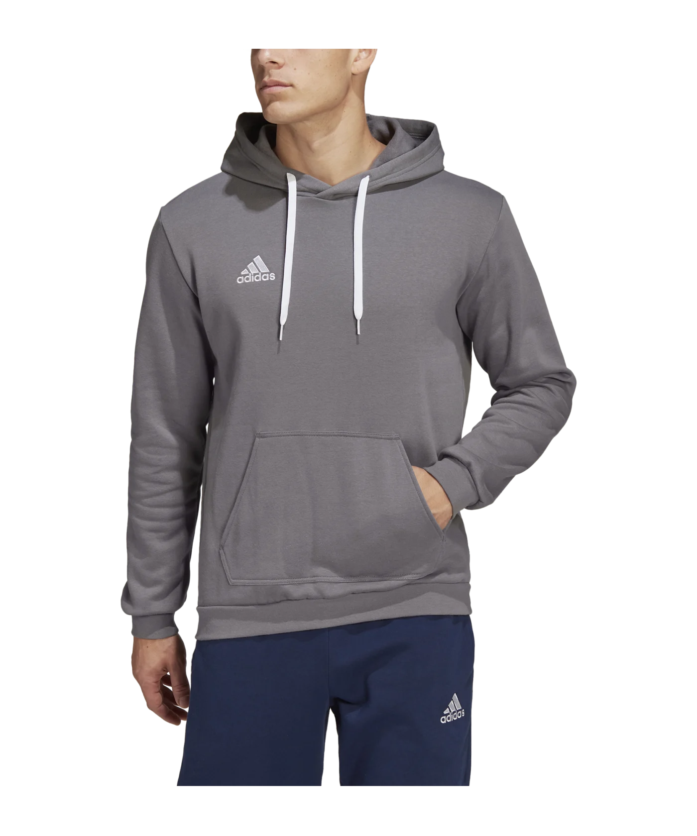 adidas Entrada 22 Hoody Grau
