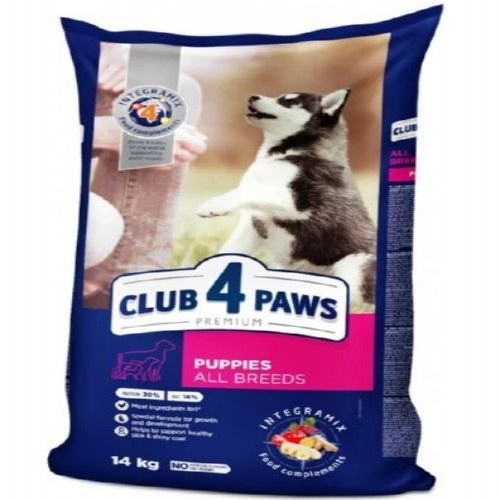Ração seca para filhotes Club 4 Paws sabor frango