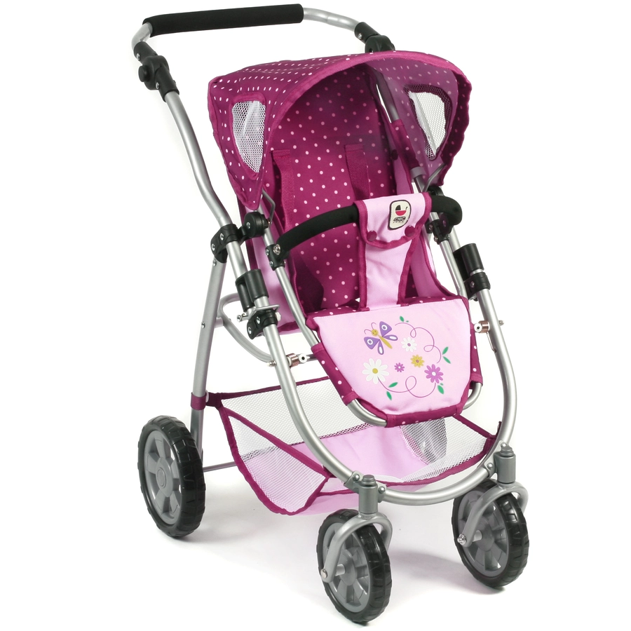 BAYER CHIC 2000 3 in 1 Kombi EMOTION ALL IN dots brombeere