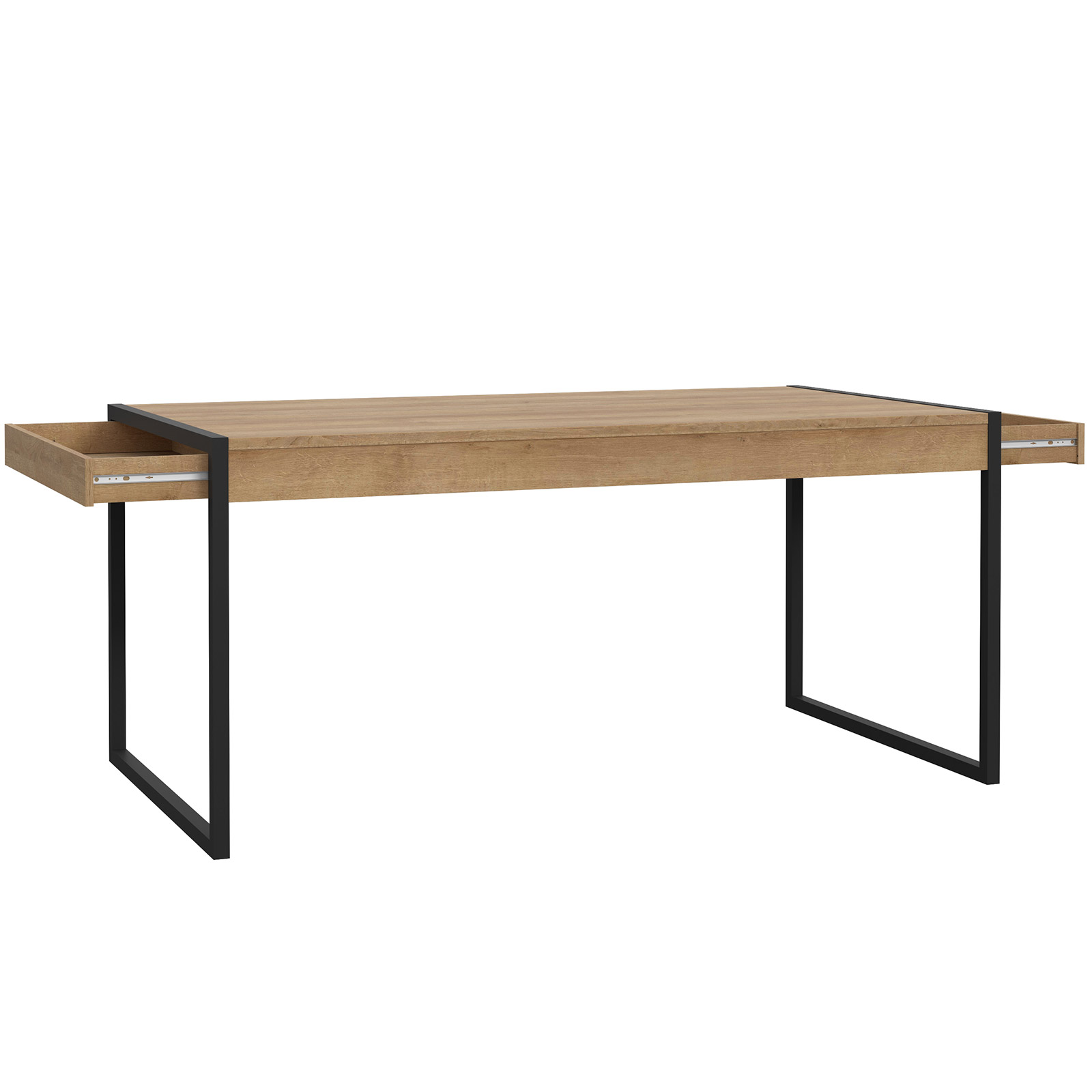 Esstisch - Riviera Eiche - 2 Schubkästen - 166 cm
