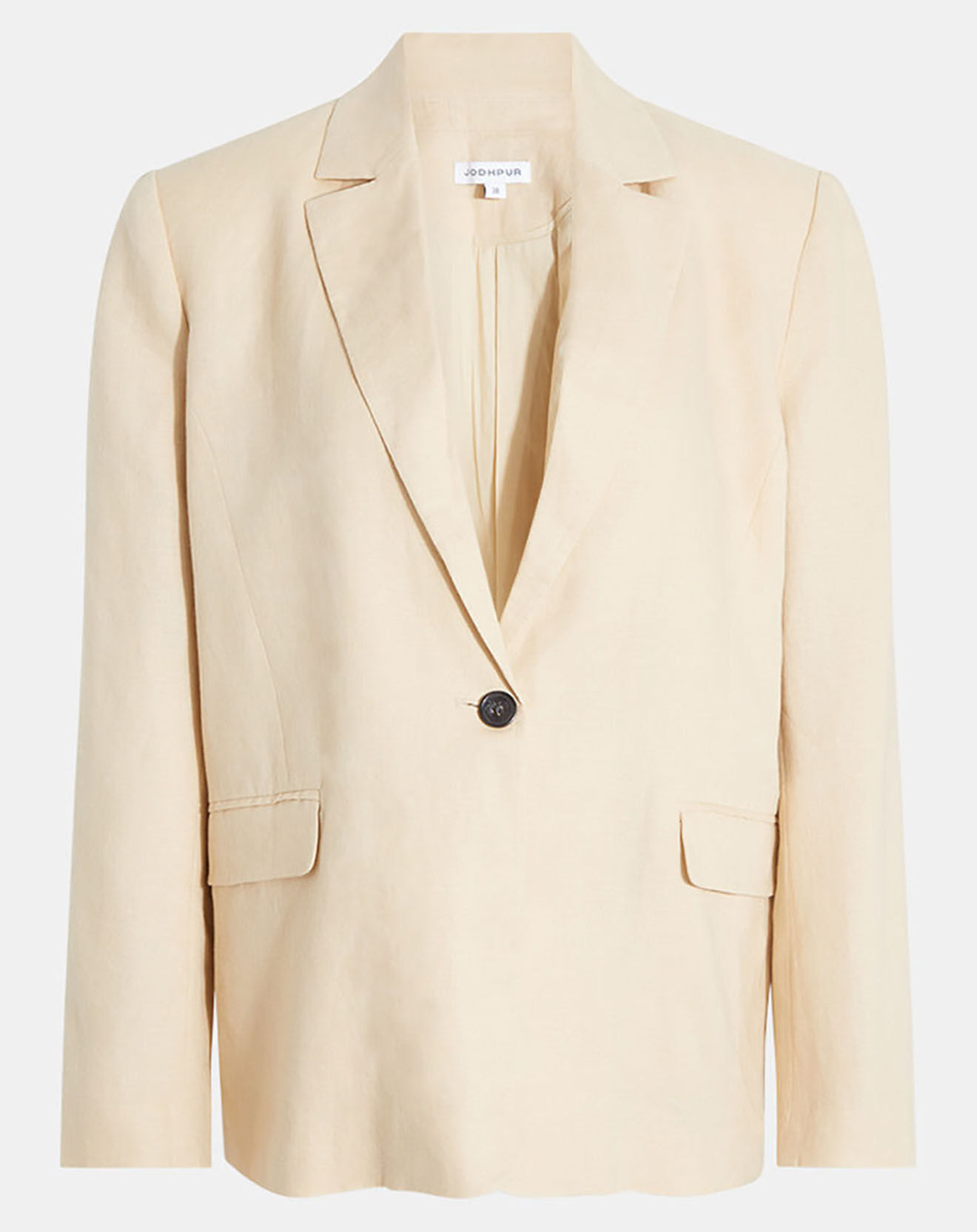Jodhpur Veste 100% Lin Ruis beige