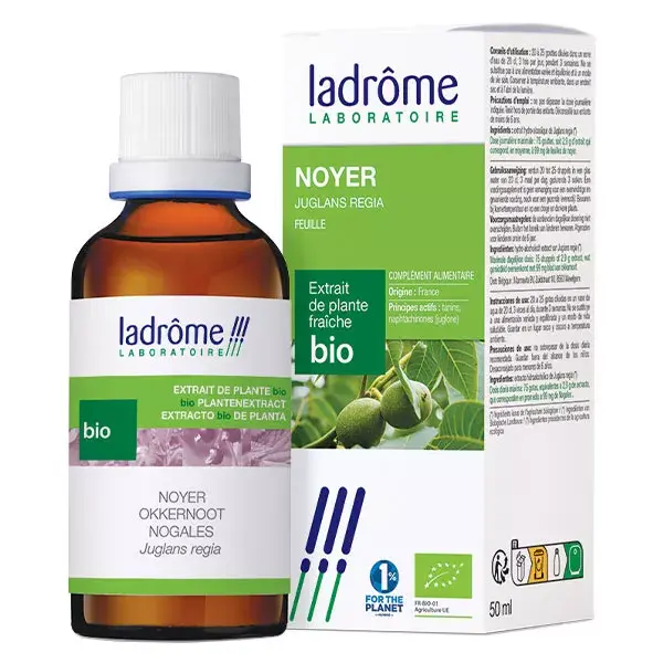 Extrato de Noz Orgânico Ladrome 50ml
