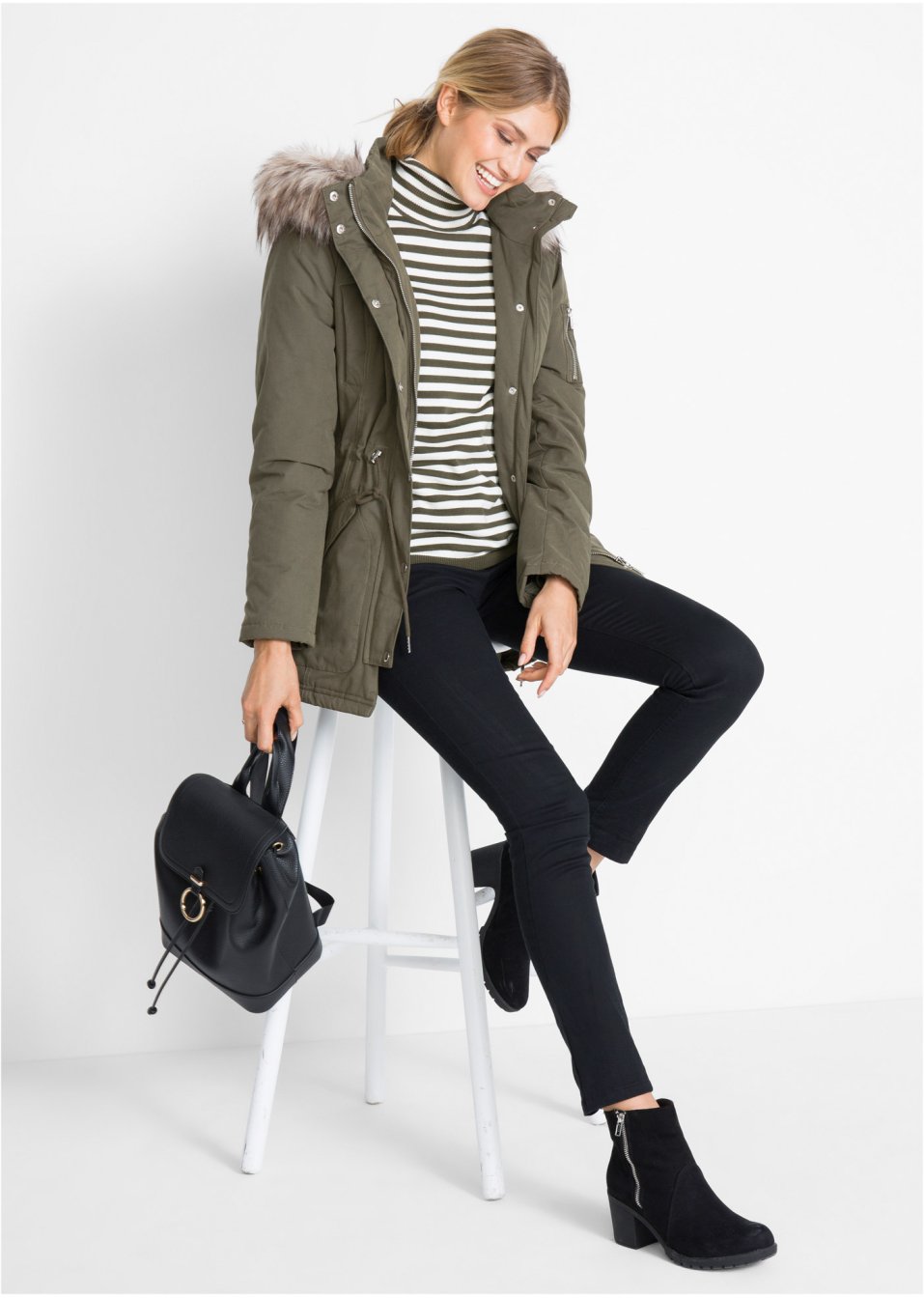 Parka chaude, doublée