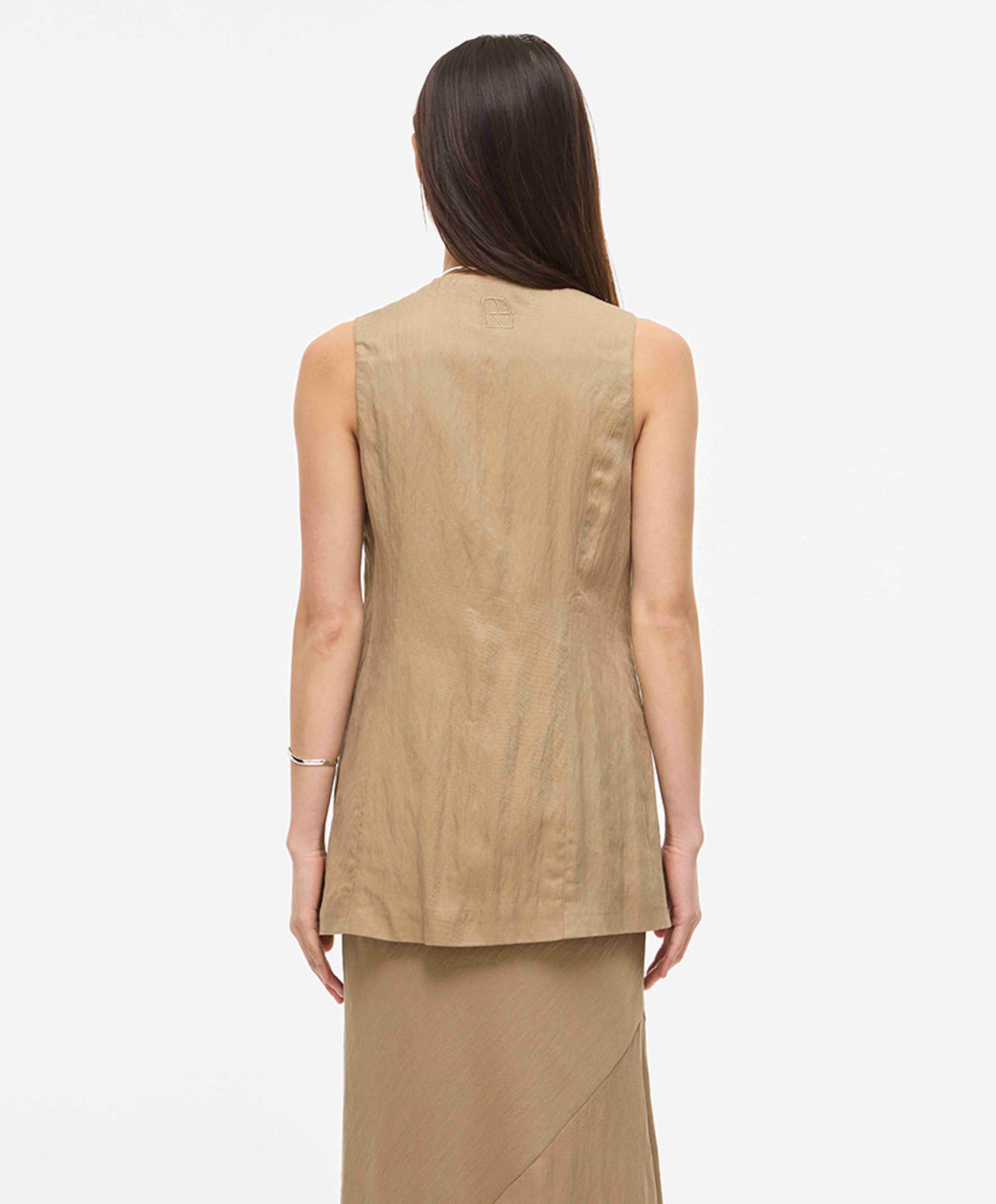 Rouge Edit Dames gilet beige