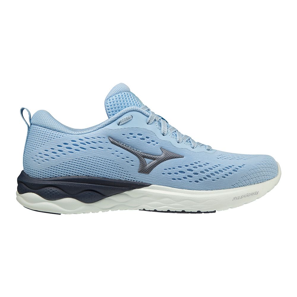 Mizuno WAVE REVOLT 2 - Chaussures running Femme placidb/metallicg/polarn