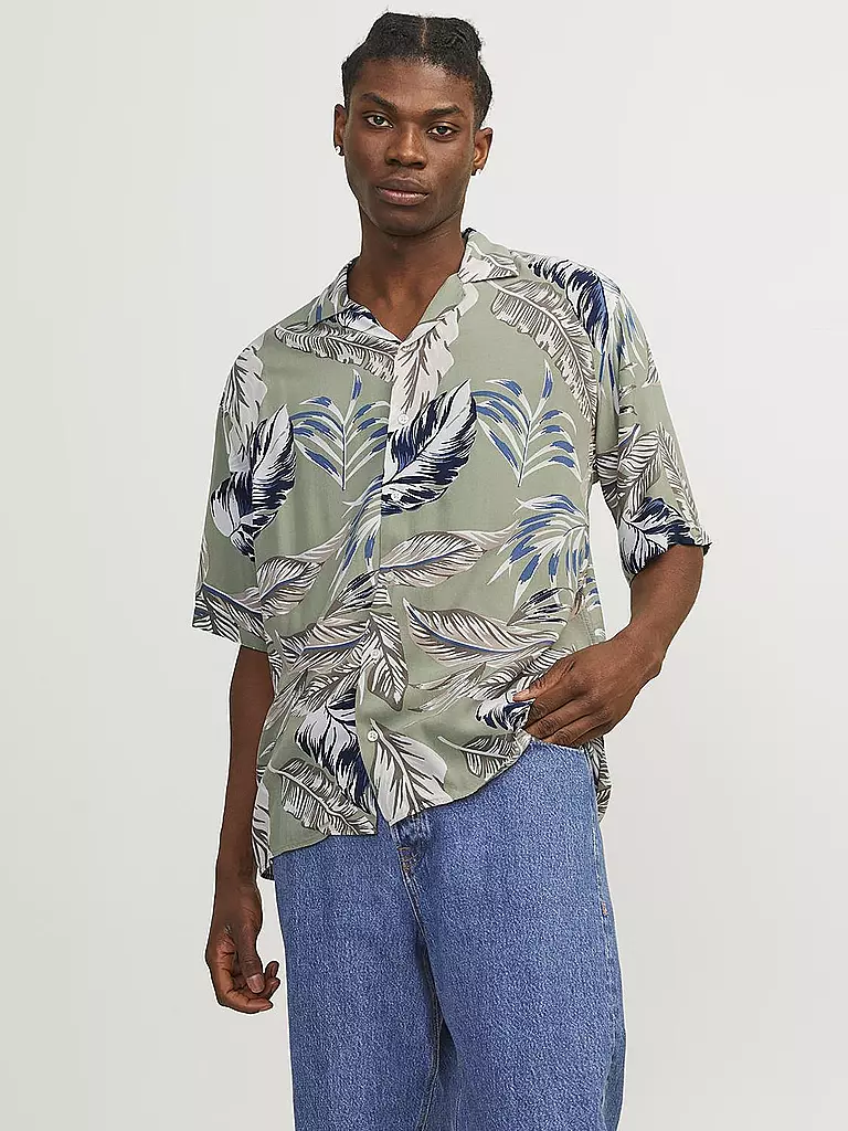 JACK & JONES Hemd Regular Fit JJEJEFF hellgrün