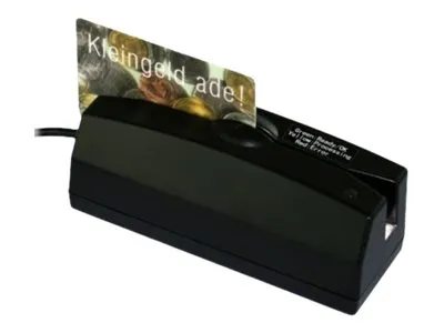 Active Key AK-980 - Magnetisk kortlæser (Spor 1, 2 & 3) - USB - sort