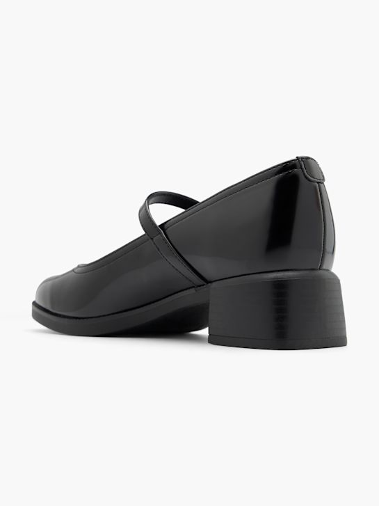 Graceland Mary Jane Spangenpumps Schwarz