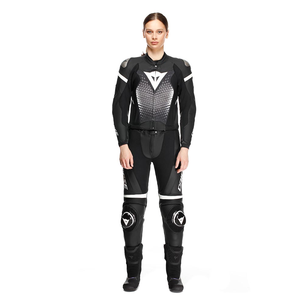 Dainese - Combinaison femme Fulminea Lady - 2 pièces Noir / Blanc