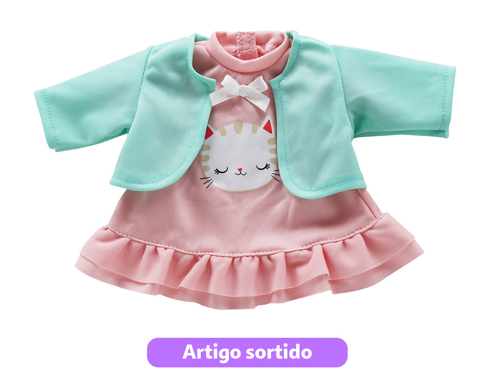 O OUTFIT DO BEBÉ ONE TWO FUN 30-35CM MODELOS SORTIDOS