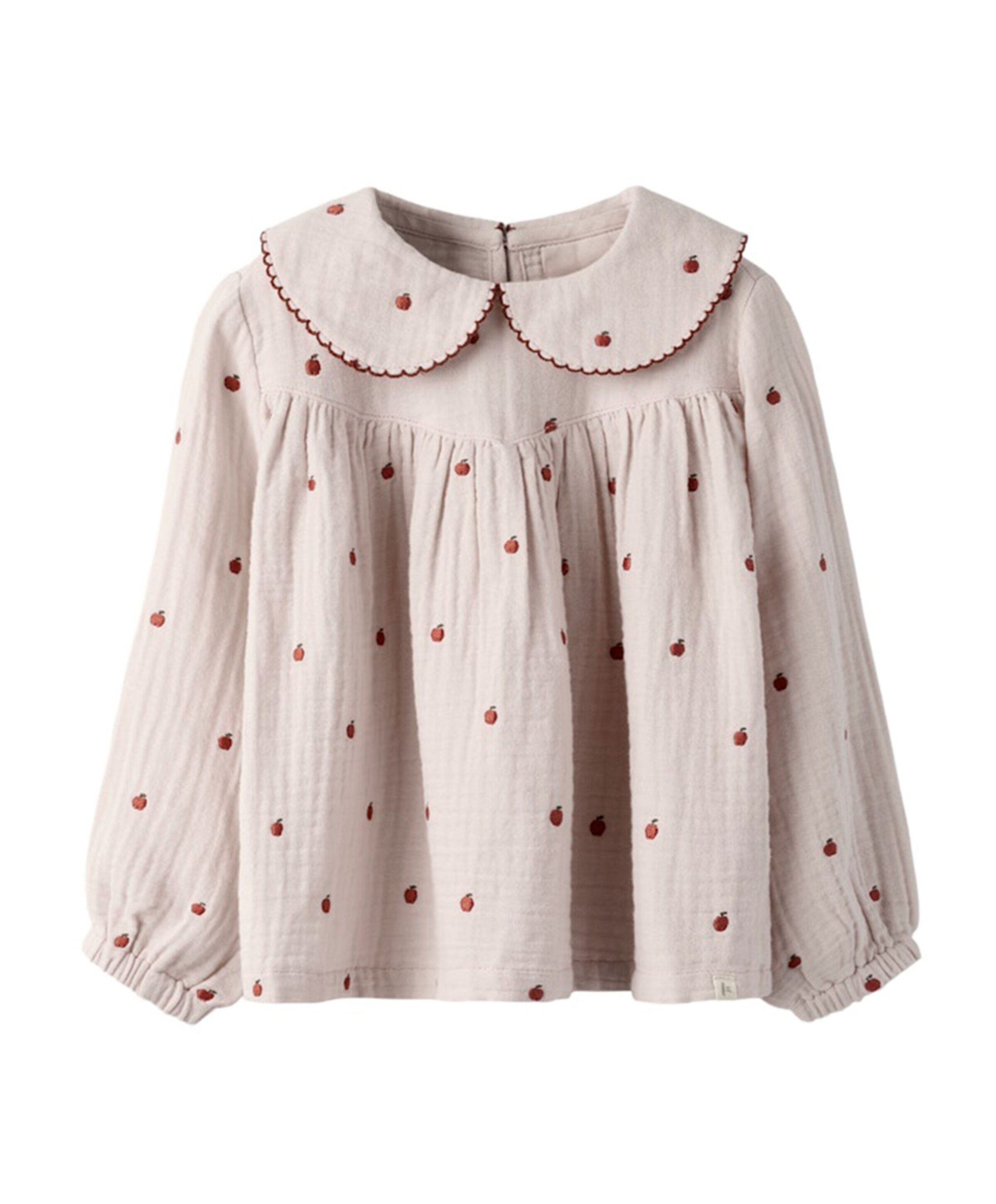 Lil' Atelier Meisjes blouse lange mouw roze