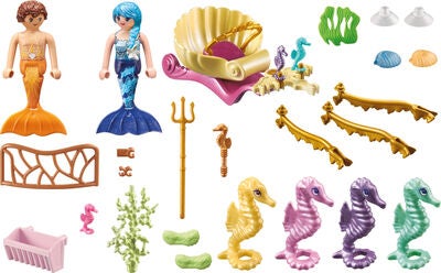 Playmobil 71500 Princess Magic Byggesett Havfruer med Sjøhestvogn