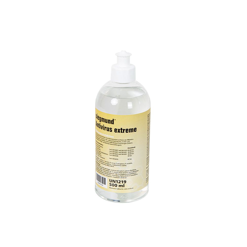 siegmund care Antivirus extreme Flächendesinfektionsmittel (Push-Pull-Flasche 500ml)