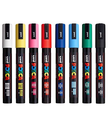 Posca Filzstifte - PC-5M - 8 st. - Mehrfarbig