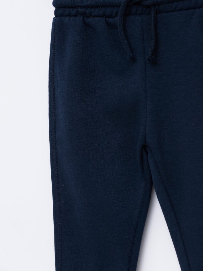 Conjunto com 2 calças de fato de treino lisas - Azul-marinho