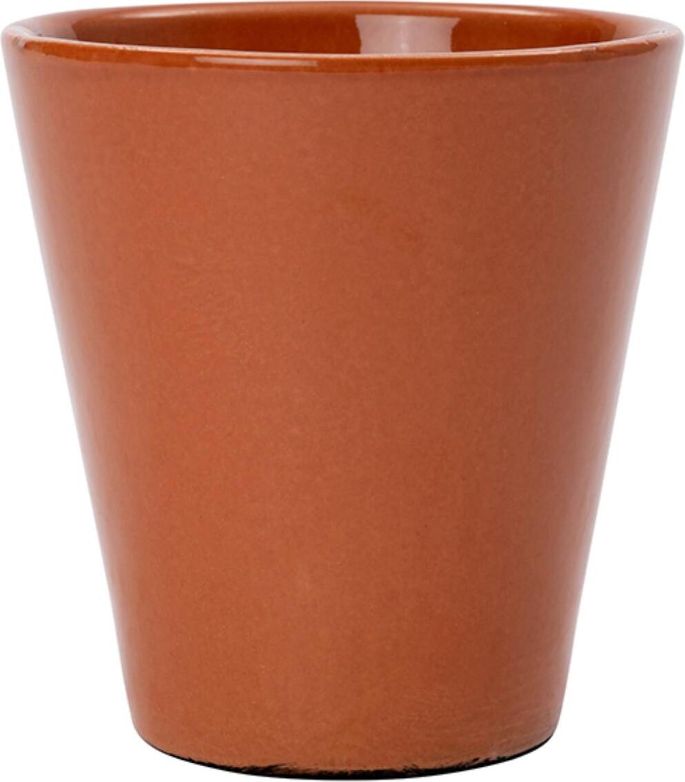 Intratuin vaas Neza oranje D 15 H 15 cm