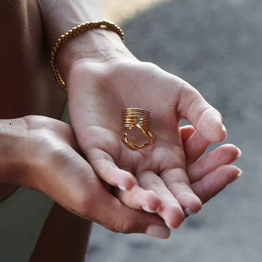 Timi Of Sweden Chloé Statement Ring Stainless Steel