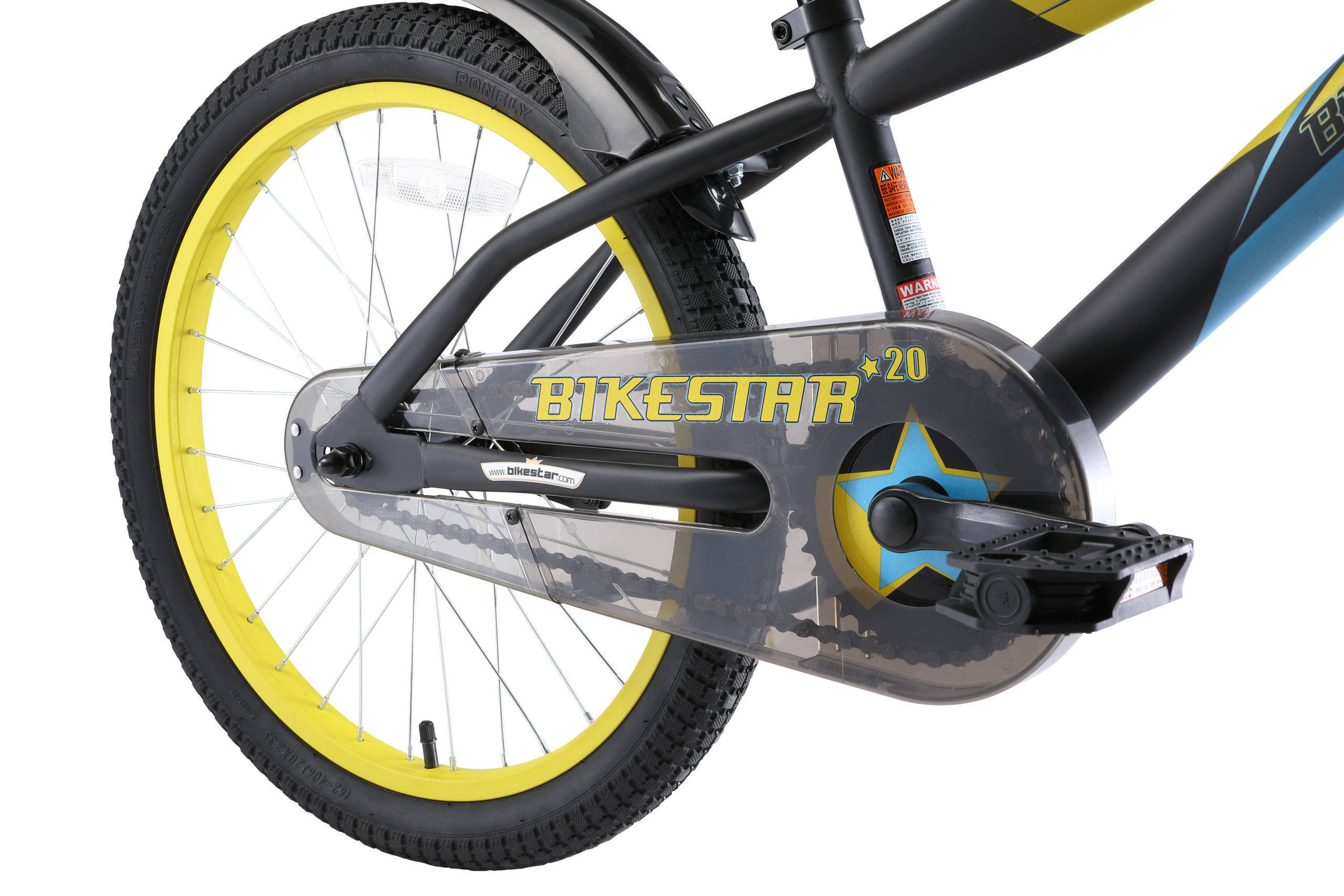 BikeStar Urban Jungle kinderfiets 20 inch zwart
