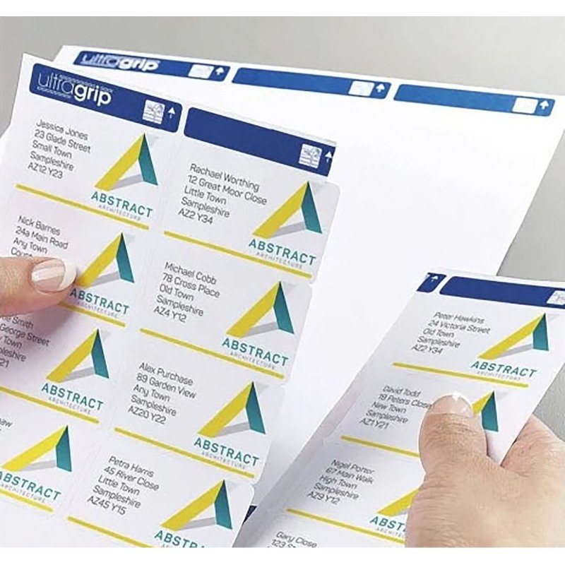 Etiquette adresse expédition laser 99,1 x 33,9 mm Avery blanche - Boîte de 640