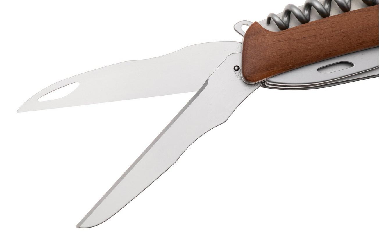 Swiza SH09 TR AM, KST.0136.6300, Walnut, Zwitsers zakmes, partly serrated, 9 tools