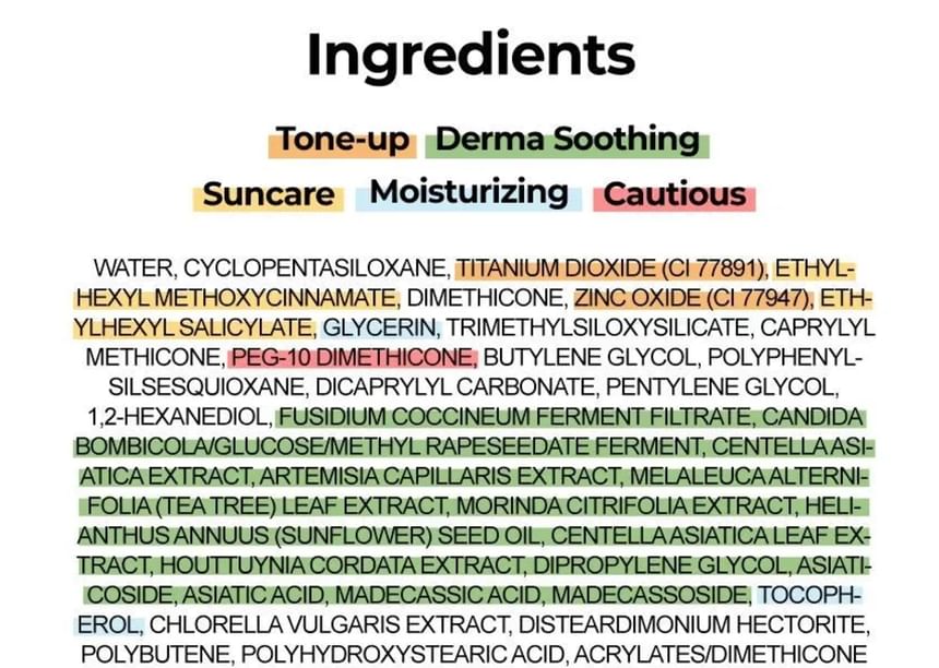 numbuzin - Nr. 2 Vaarwel roodheid Derma Tone Up