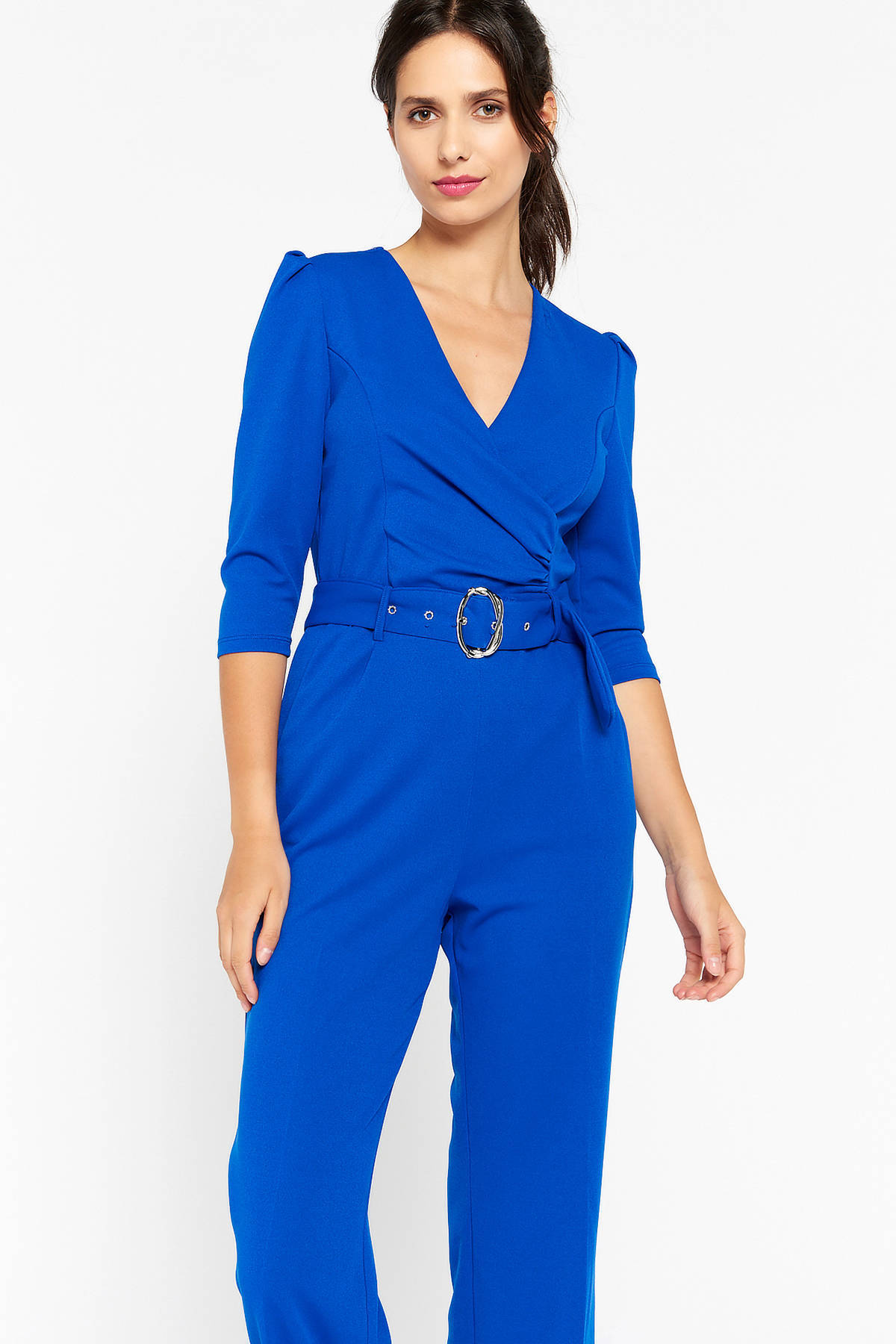 LOLALIZA jumpsuit cobalt blauw