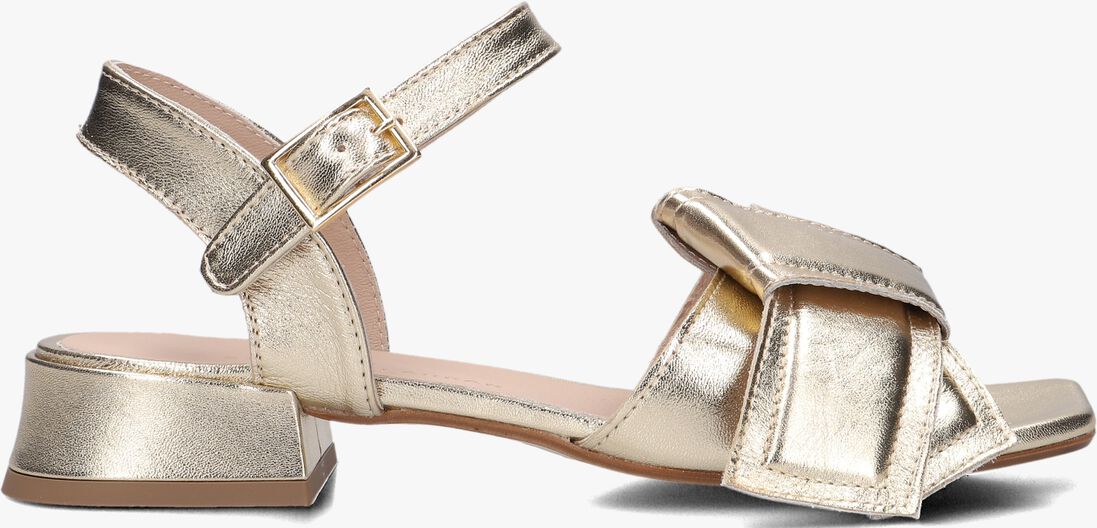 gouden stefano lauran sandalen met hak m100