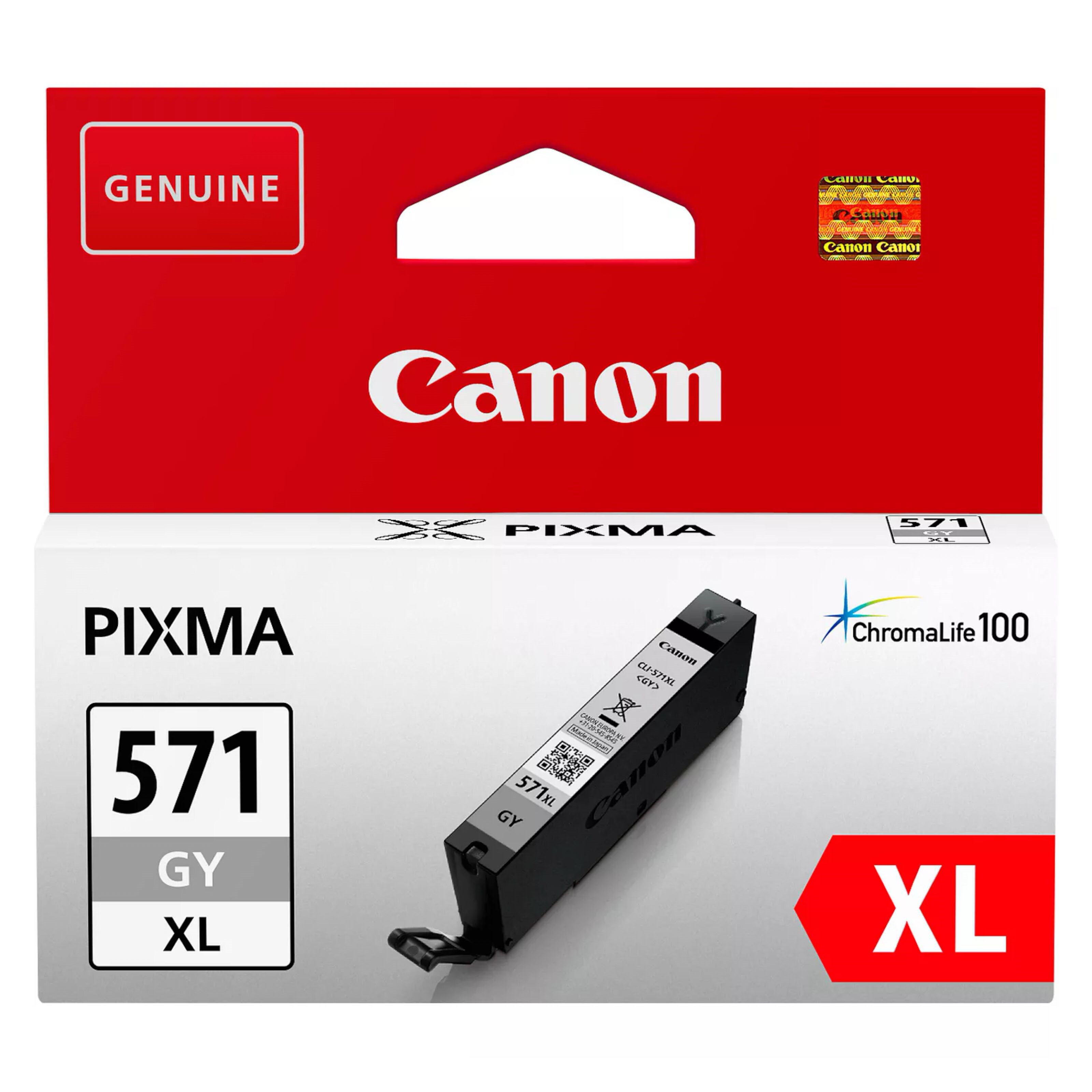 Canon CLI-571 XL blekkpatron, grå
