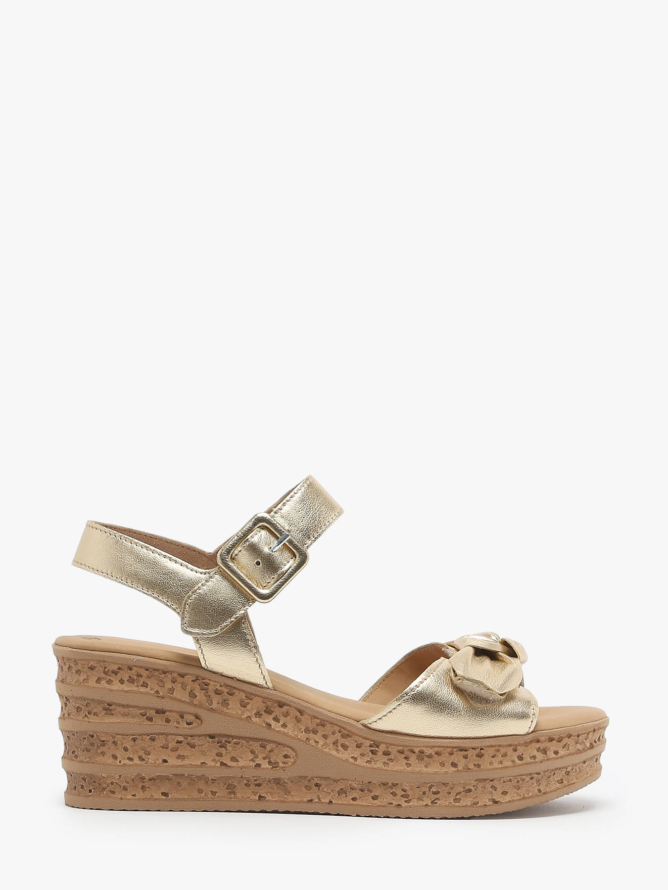 Sandales semelle compense en cuir GABOR