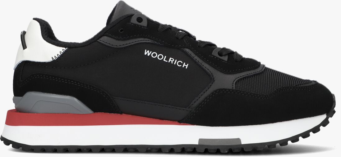 WOOLRICH zwarte woolrich lage sneakers retro sneaker man