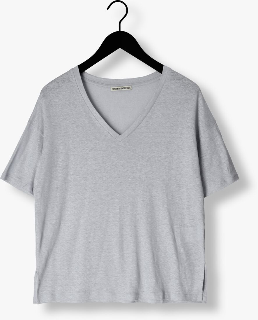 DRYKORN lichtblauwe drykorn t-shirt svennie