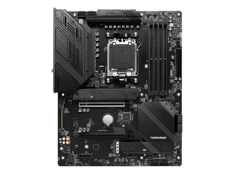 MSI Mainboard MAG B650 Tomahawk WIFI Gaming-ATX-Mainboard mit B650-Chipsatz und WLAN