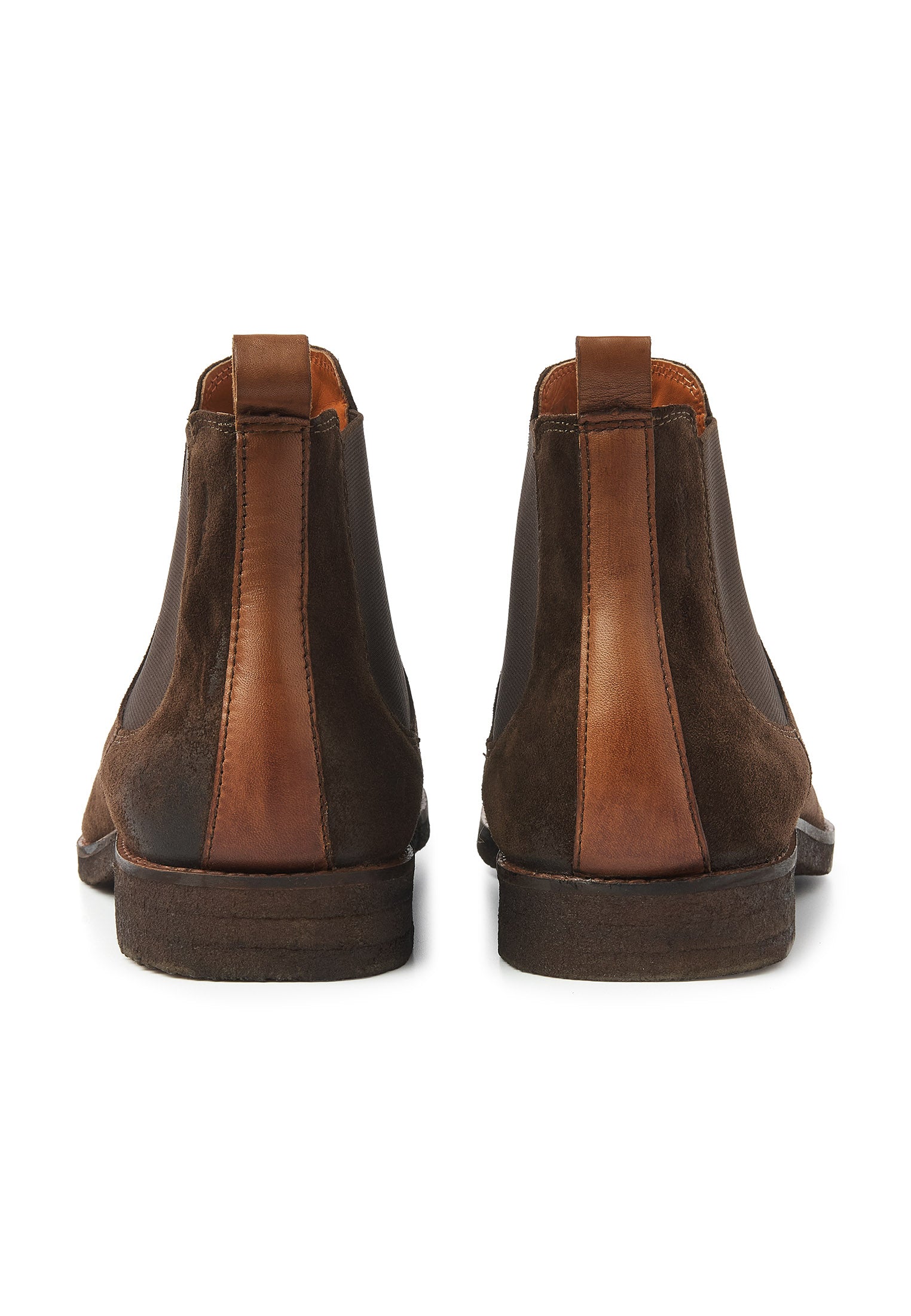 Bruin suède Chukka chelsea boot