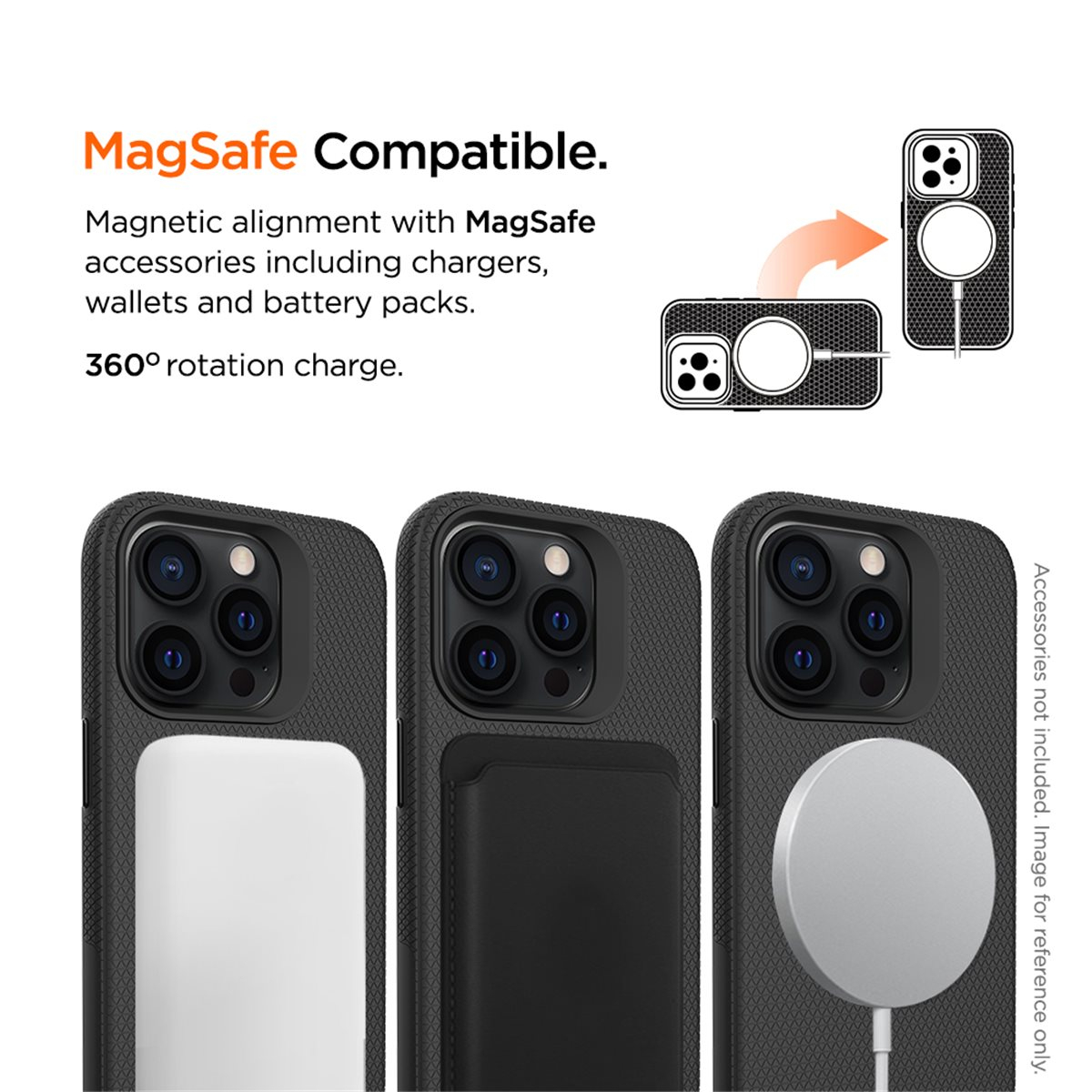 iPhone 16 Pro Max MagSafe North Case Premium Hybrid Schutzhülle (EGCA00696) - Schwarz
