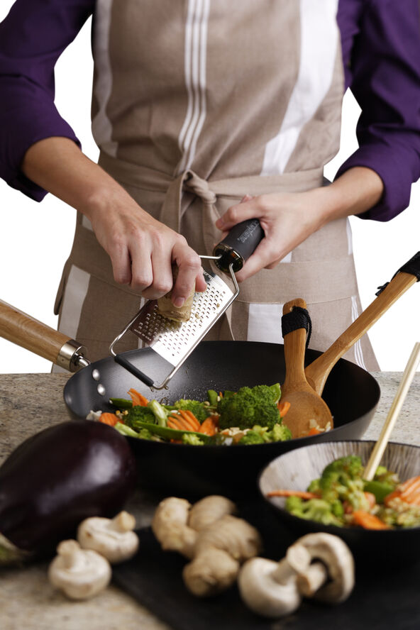 Microplane Gourmet rivejern grov Sølv/sort