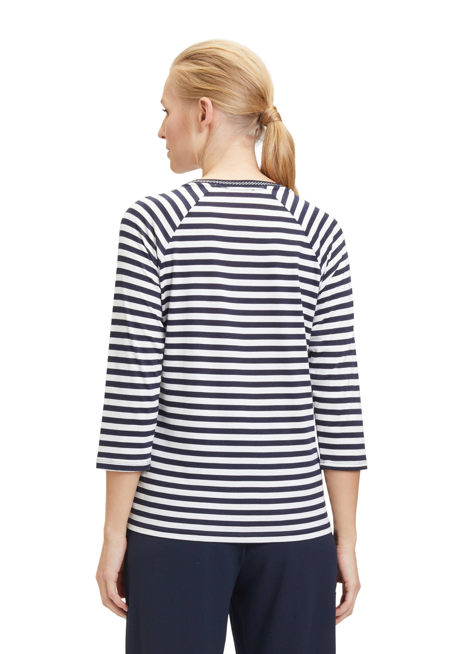 Betty Barclay| Damen Ringelshirt mit Schmucksteinen