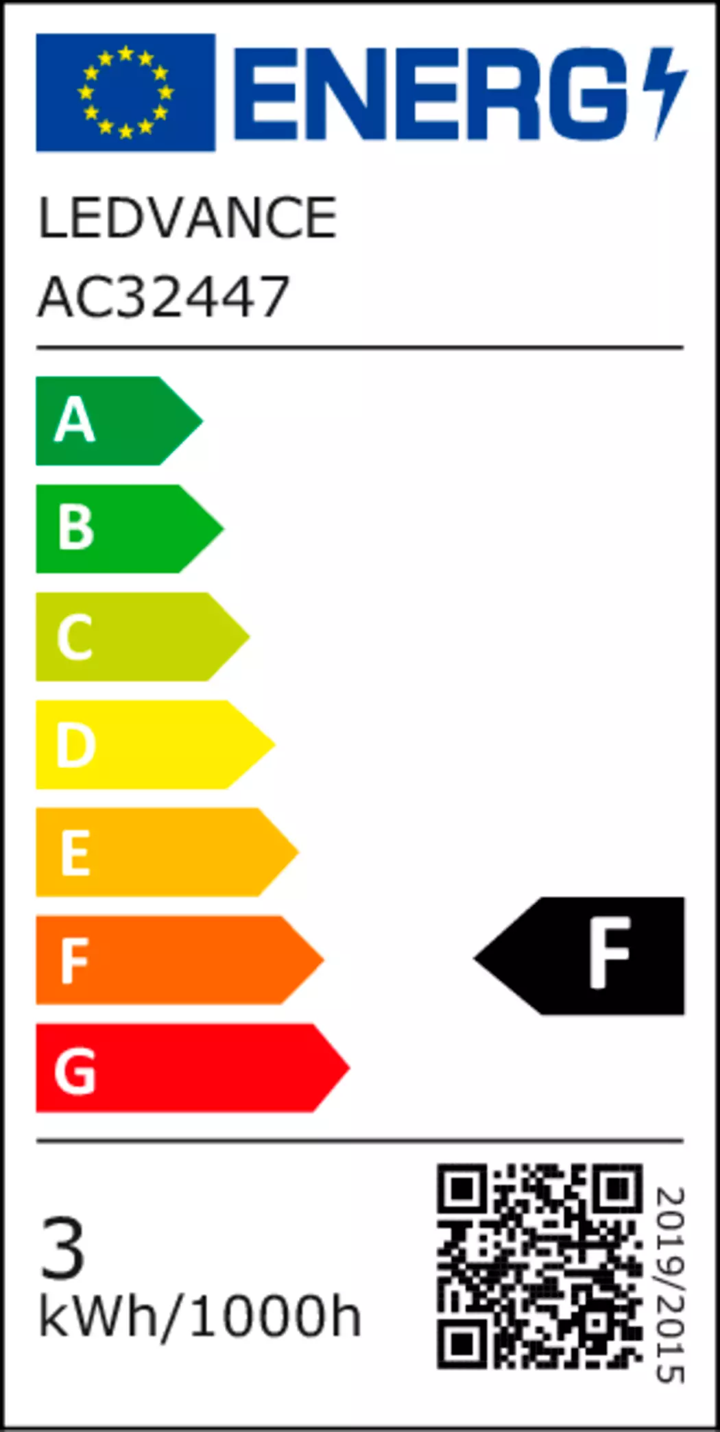 LED-Kerze E14/2,5 Watt/Energie F