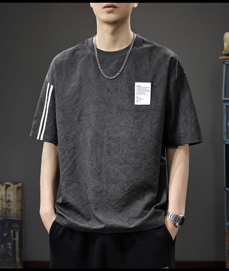Nataro - T-shirt met korte mouwen en ronde hals en print