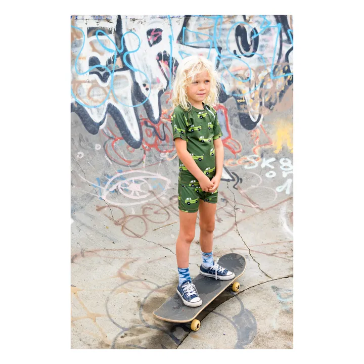 Beach & Bandits T-Shirt Anti-UV Just Cruisin | Vert foncé